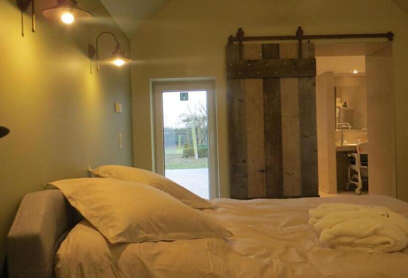 适合残疾人士使用的带超级大床的标准间, B&b  T Hannonshof