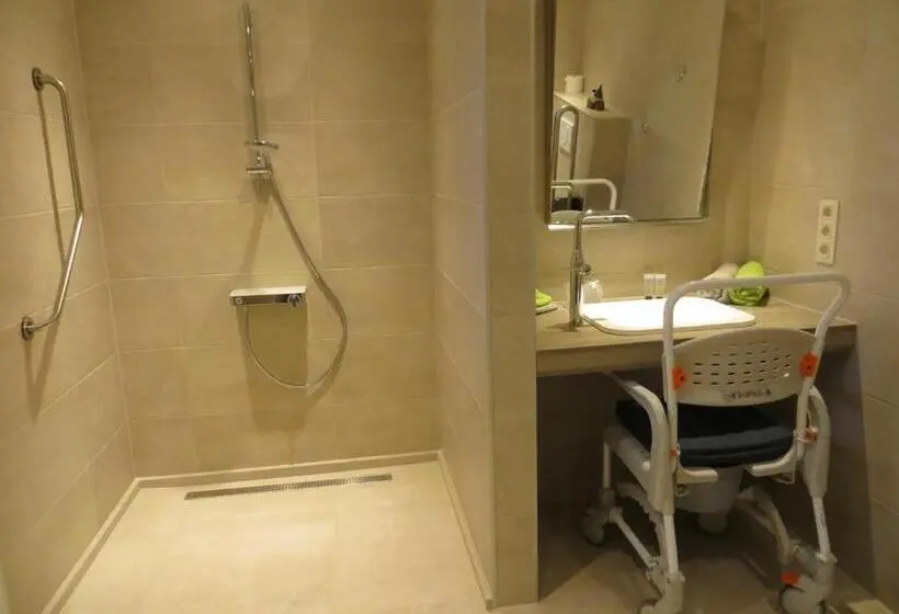 身障者適用キングサイズベッドルーム, B&b  T Hannonshof