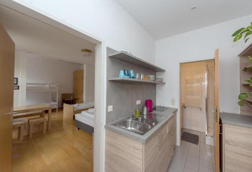 اتاق خانوادگی با چشم‌انداز باغ, Metro Apartments Vienna