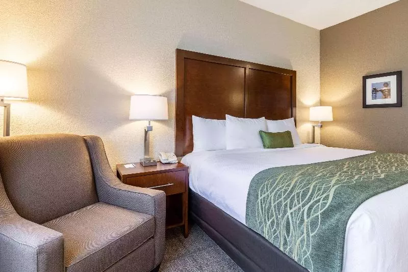 キングサイズベッドのスタンダードルーム, Comfort Inn South Tulsa   Woodland Hills
