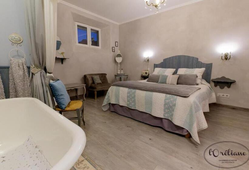 デラックスルーム, Chambres D Hôtes L Oréliane En Provence Spa Bien être