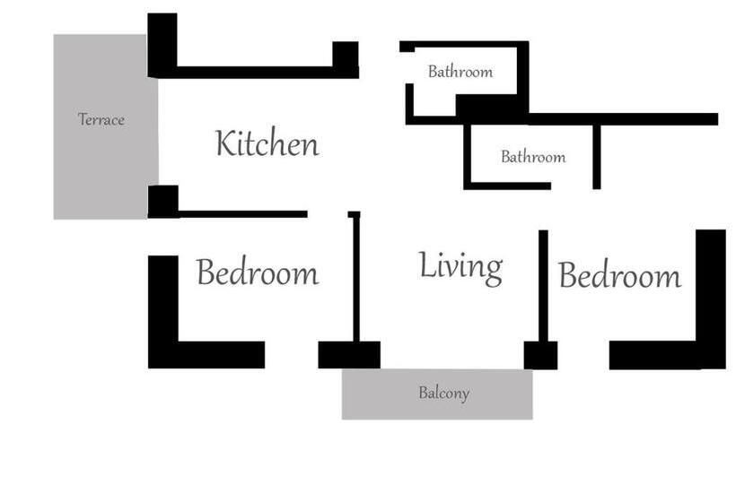景色の見える一ベッドルームアパートメント, Sule Hof Agriturismo