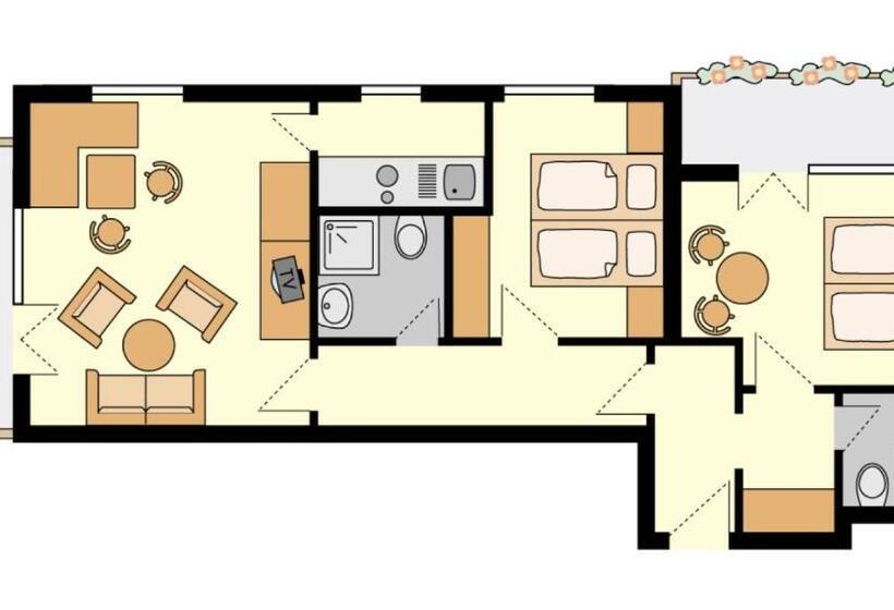 Апартаменты 1 Спальня, Gästehaus Sinz