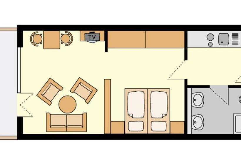 침실 1개 테라스 아파트, Gästehaus Sinz