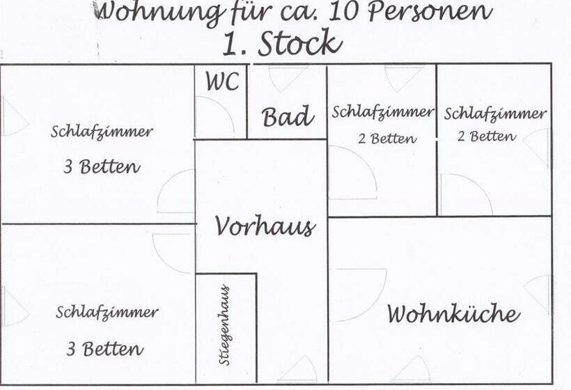 침실 1개 아파트, Familienbauernhof Imitz, Ferienwohnung