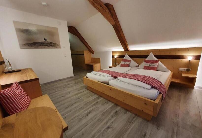 带阳台的三人标准间, Gasthaus Zum Hirschen