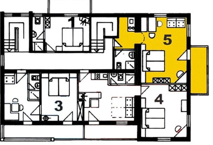 Апартаменты 1 Спальня с Балконом, Seeappartements Bacher