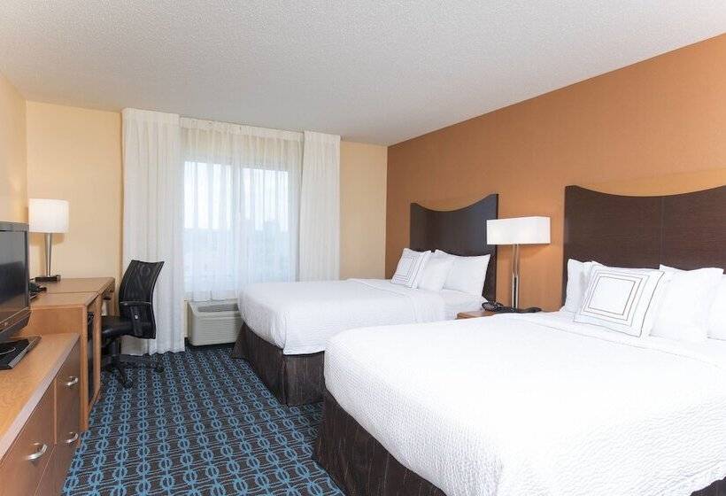 스탠다드 룸 더블 침대 2개, Fairfield Inn & Suites By Marriott Omaha Downtown