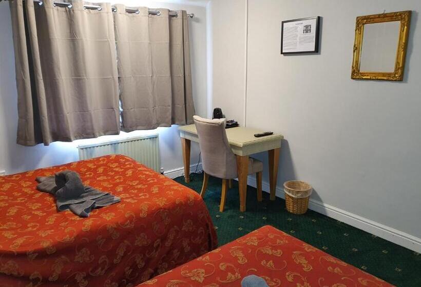 חדר משפחתי חדר אמבטיה משותף, Stansted Lodge Elsenham