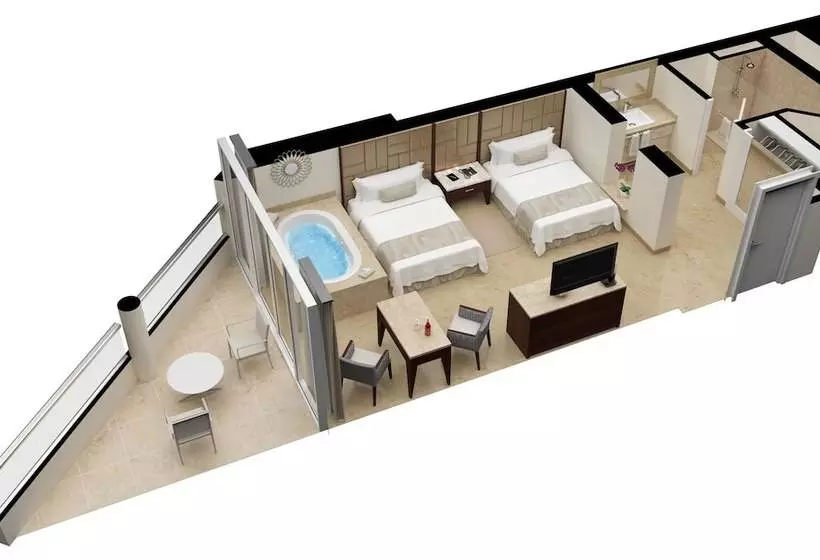 オーシャンビュースーペリアールーム, Playacar Palace  All Inclusive