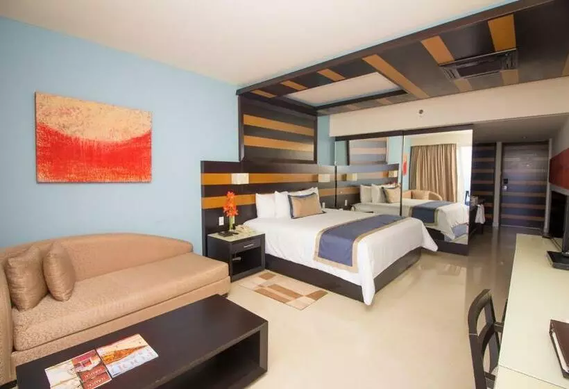 キングサイズベッドのジュニアスイート, Secrets Huatulco Resort & Spa