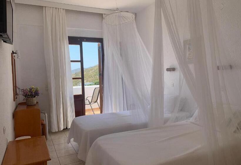 غرفة قياسية مطلّة علي البحر, Golden Sun Hotel Patmos