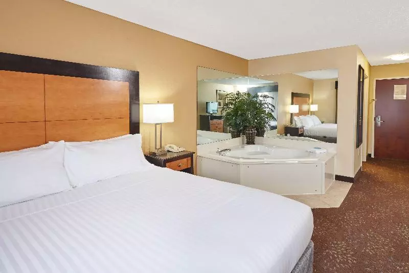 キングサイズベッドのスイートルーム, Holiday Inn Express  & Suites Bufordmall Of Georgia