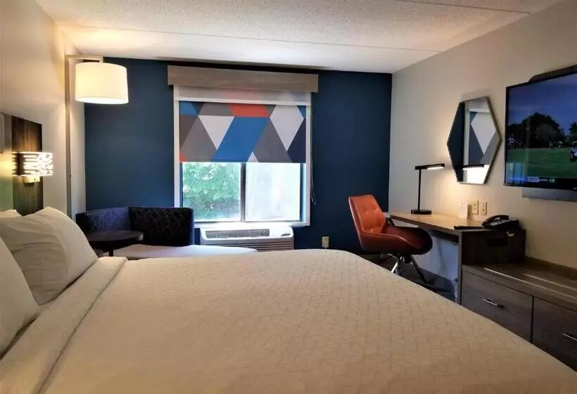 身障者適用キングサイズベッドルーム, Holiday Inn Express Apex   Raleigh, An Ihg