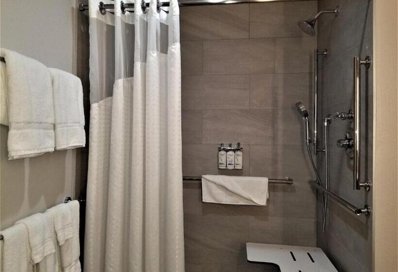 适合残疾人士使用的带超级大床的标准间, Holiday Inn Express Apex   Raleigh, An Ihg