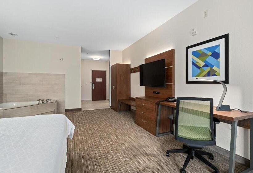 带大床的豪华间, Holiday Inn Express Suites Van Buren Ft Smith Area, An Ihg
