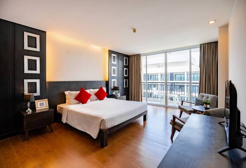 琮城市景观的豪华间, J Pattaya