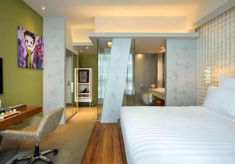 クイーンベッドのデラックスルーム, Pullman Jakarta Central Park