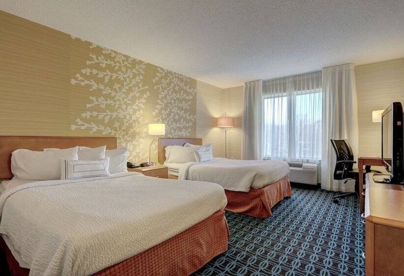 غرفه قياسيه سريرين مزدوجين, Fairfield Inn & Suites By Marriott Edison   South Plainfield