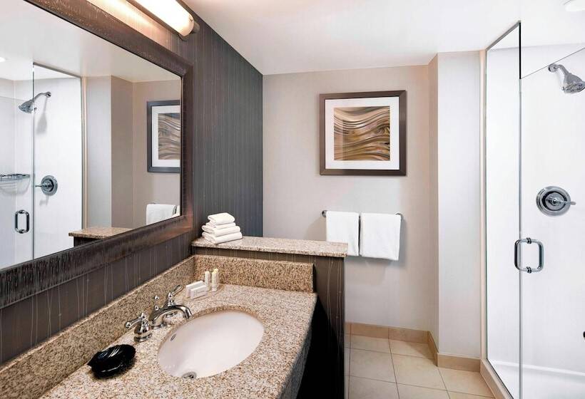 חדר סטנדרט מיטה זוגית, Courtyard Indianapolis Downtown