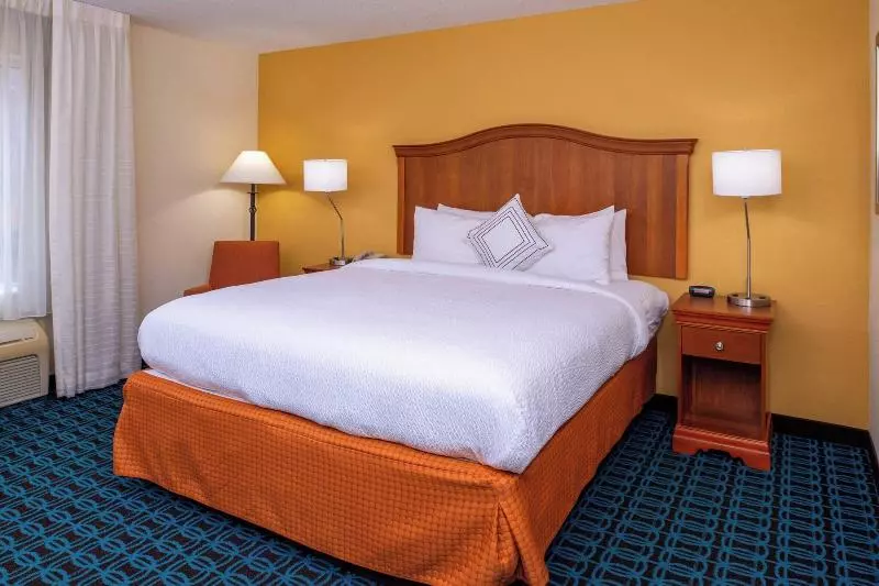 キングサイズベッドのスタンダードルーム, Fairfield Inn & Suites Greensboro Wendover