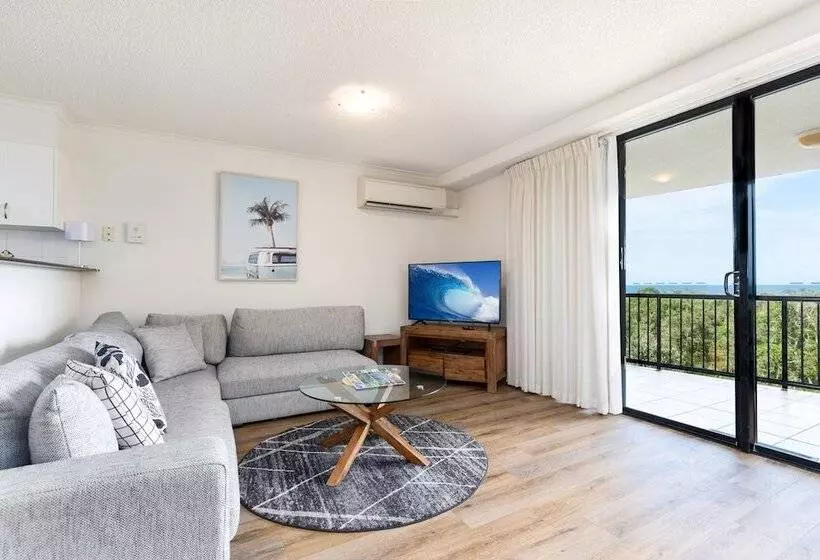 آپارتمان 2 خوابه با چشم‌انداز دریا, Marcoola Beach Resort