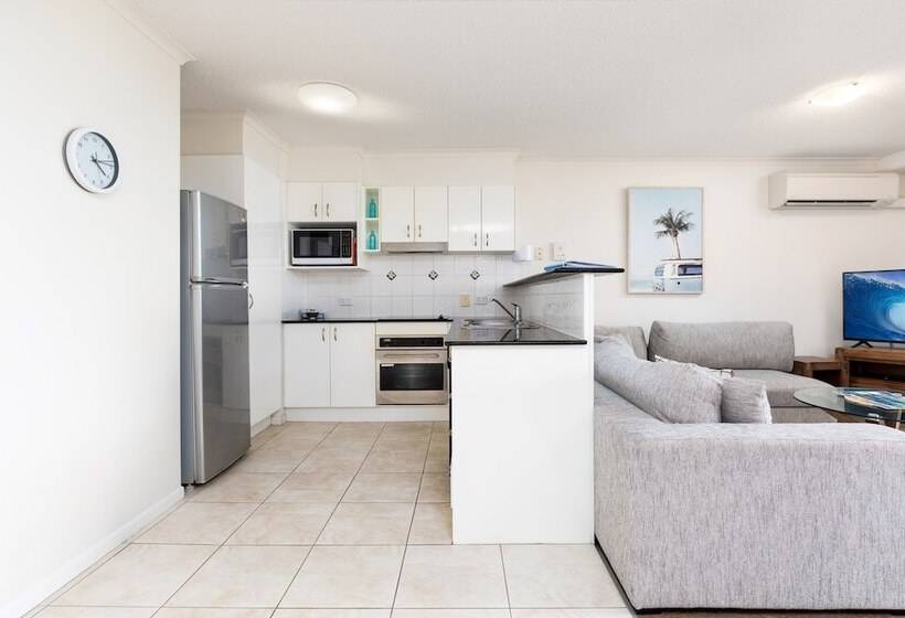 آپارتمان 2 خوابه با چشمانداز دریا, Marcoola Beach Resort