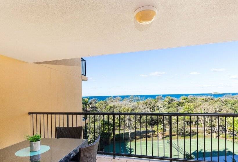 آپارتمان 2 خوابه با چشمانداز دریا, Marcoola Beach Resort