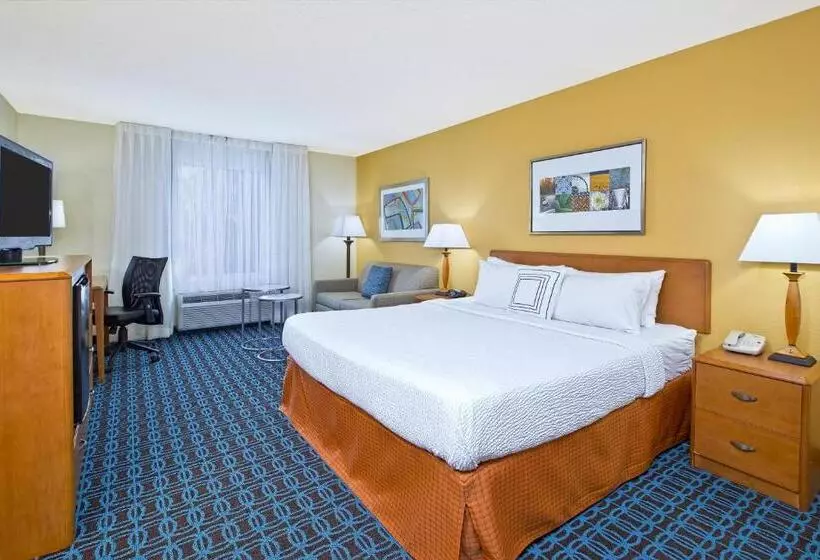 キングサイズベッドのスタンダードルーム, Fairfield Inn & Suites By Marriott Chattanooga South East Ridge