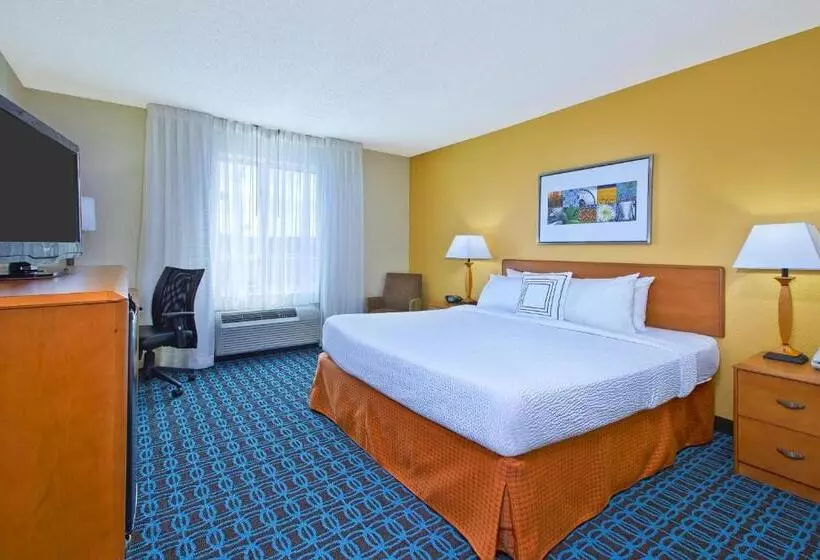 キングサイズベッドのスタンダードルーム, Fairfield Inn & Suites By Marriott Chattanooga South East Ridge