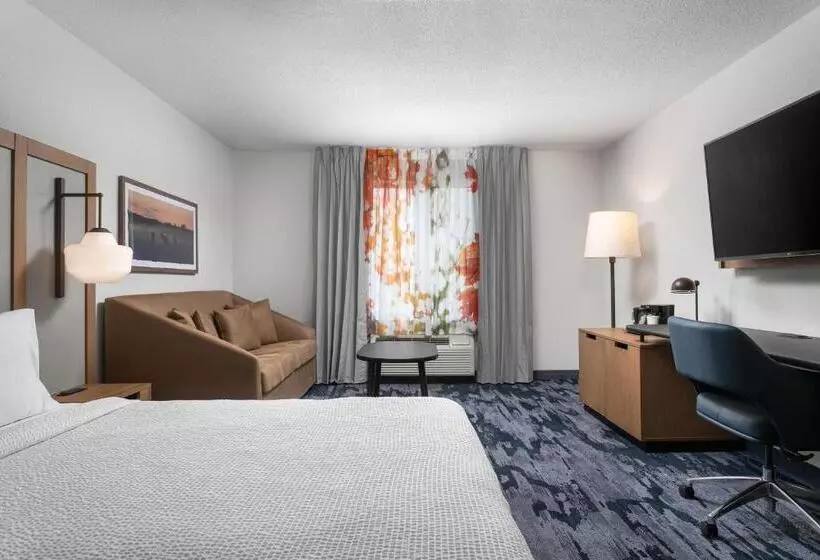 キングサイズベッドのスタンダードルーム, Fairfield Inn & Suites By Marriott Chattanooga South East Ridge