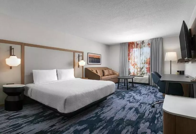 キングサイズベッドのスタンダードルーム, Fairfield Inn & Suites By Marriott Chattanooga South East Ridge