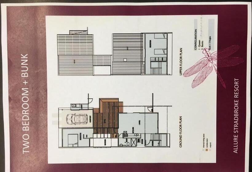 침실 2개 빌라, Allure Stradbroke Resort