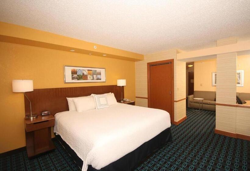 キングサイドベッドのスタンダードワンルーム, Fairfield Inn & Suites By Marriott Aiken