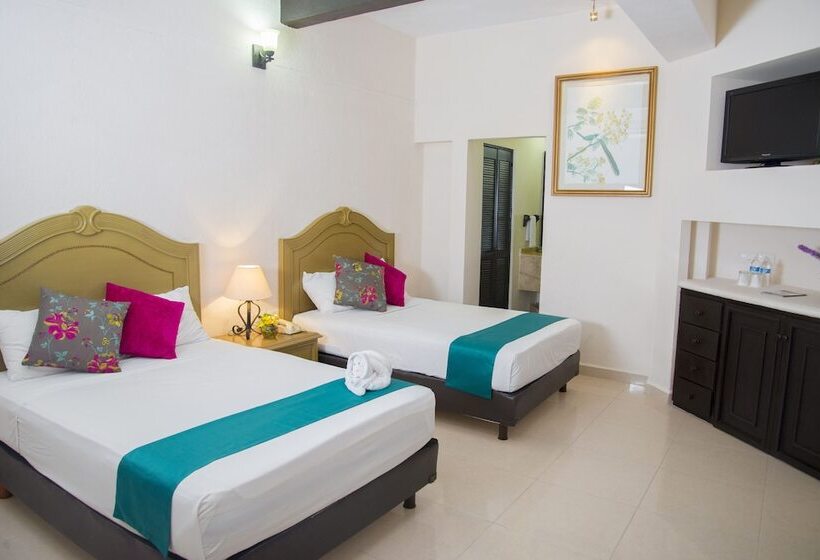 חדר סטנדרט שתי מיטות זוגיות, Maison Del Embajador