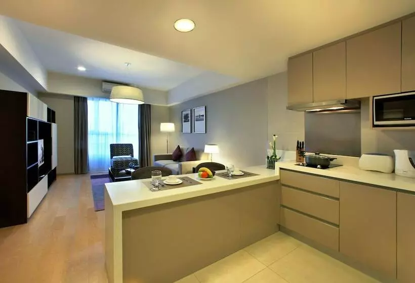 １ベッドルームのデラックスアパートメント, Somerset Heping Shenyang