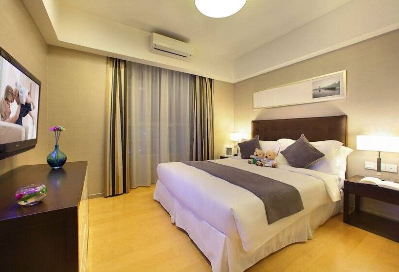 דירת דלוקס 2 חדרי שינה, Somerset Heping Shenyang