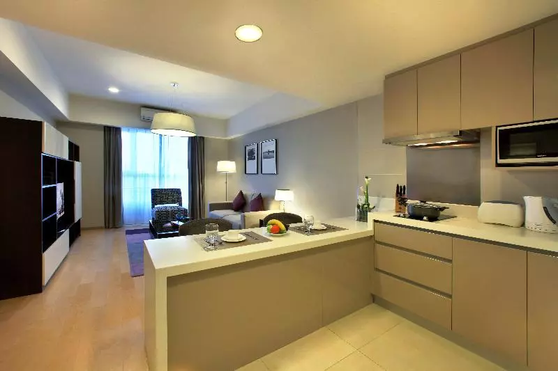 １ベッドルームのデラックスアパートメント, Somerset Heping Shenyang