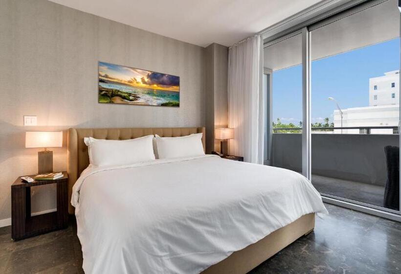 סוויטה עם מרפסת, Boulan South Beach