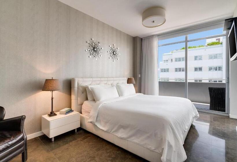 דירת פנטהאוז 1 חדרי שינה, Boulan South Beach