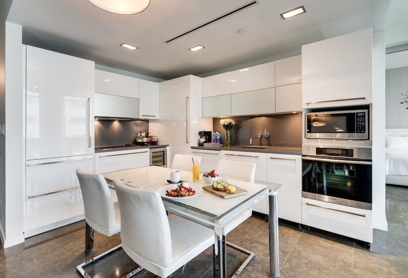 דירת פנטהאוז 1 חדרי שינה, Boulan South Beach