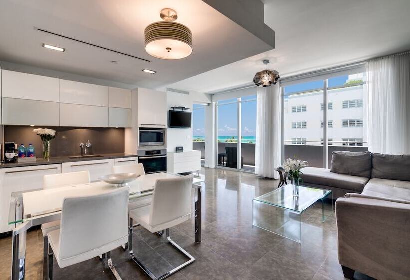 דירת פנטהאוז 1 חדרי שינה, Boulan South Beach