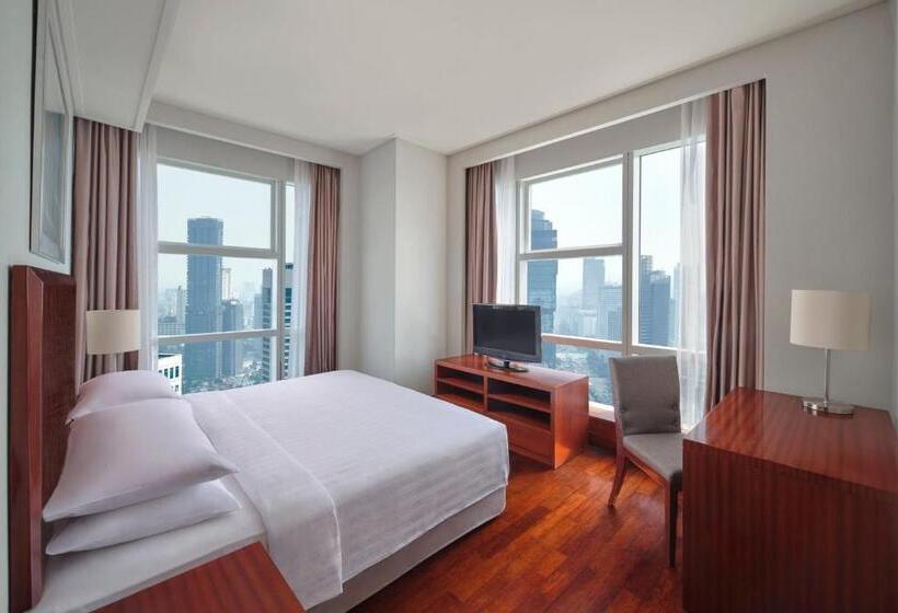 ２ベッドルームデラックスアパートメント, The Mayflower, Jakarta Marriott Executive Apartments
