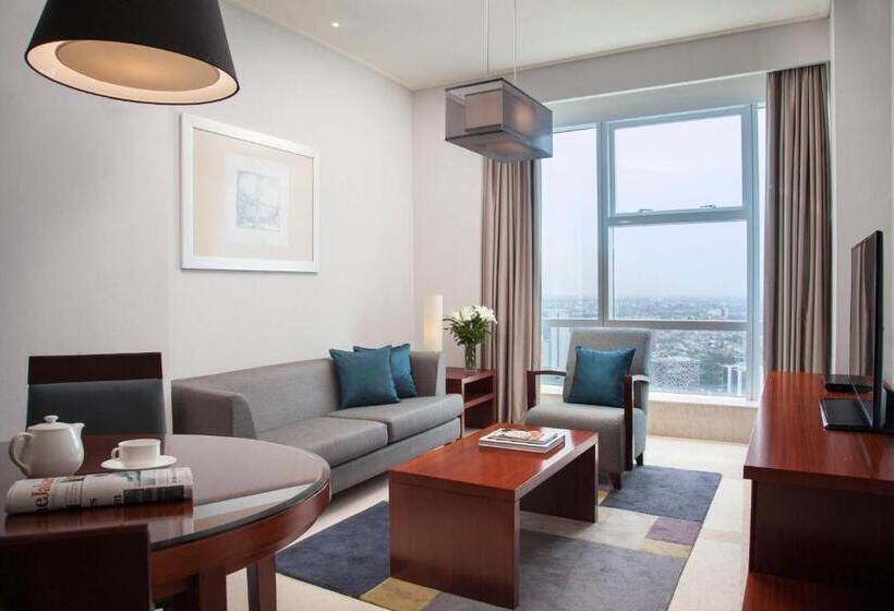 ２ベッドルームのエクゼクティブアパートメント, The Mayflower, Jakarta Marriott Executive Apartments