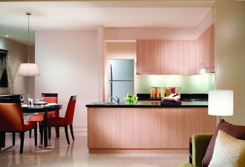 エクゼクティブアパートメントの３ベッドルーム, The Mayflower, Jakarta Marriott Executive Apartments