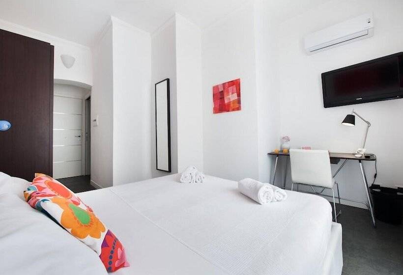 标准间带阳台, White