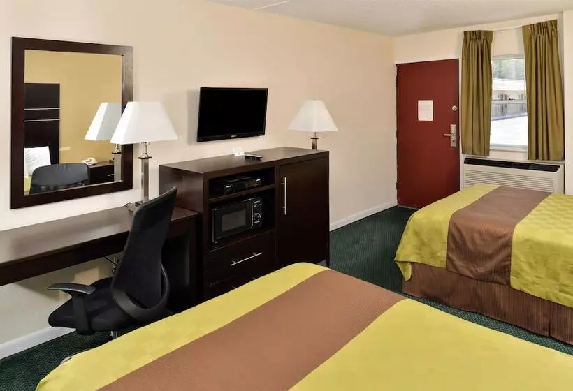 ２ダブルベッドのスタンダードルーム, Americas Best Value Inn Port Jefferson Station Long Island