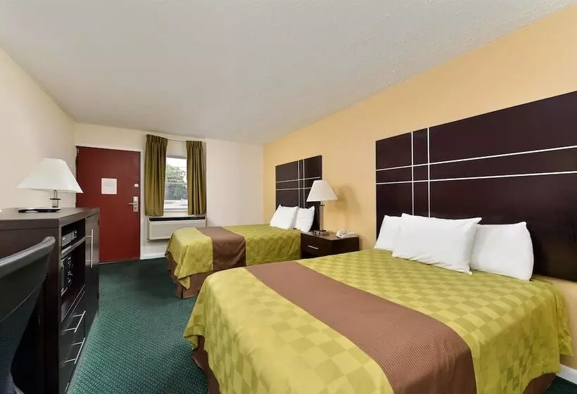 ２ダブルベッドのスタンダードルーム, Americas Best Value Inn Port Jefferson Station Long Island