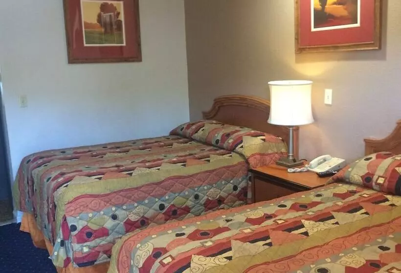 ２ダブルベッドのスタンダードルーム, Crown Lodge Motel Oakland