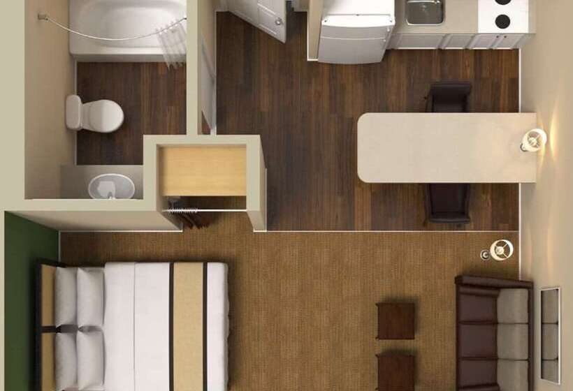 Студия Deluxe, Extended Stay America Select Suites   Charleston   Airport